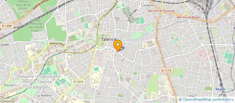 localisation de l'entreprise AMJ-IMMO  TALENCE