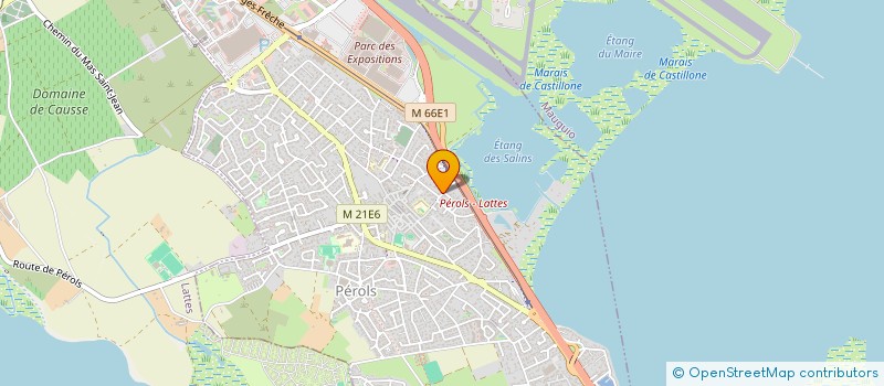 localisation de l'entreprise AMJ IMMO  PEROLS