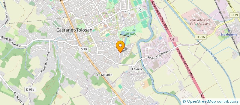 localisation de l'entreprise AMJ INTERACTION à CASTANET-TOLOSAN