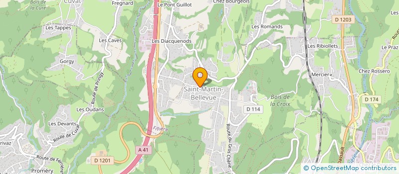 localisation de l'entreprise AMJ INVEST  FILLIERE