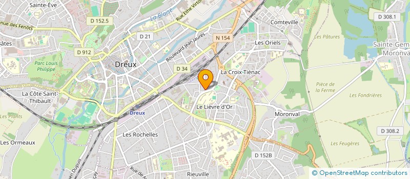 localisation de l'entreprise AMJ MUSIC STUDIO à DREUX