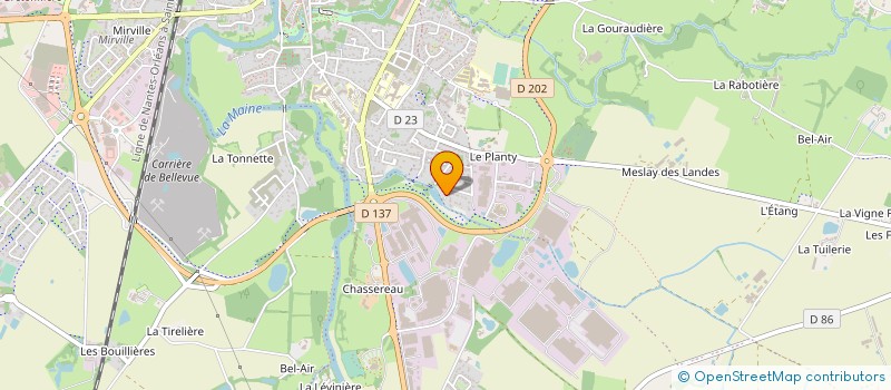 localisation de l'entreprise AMJ MX 85 à MONTAIGU-VENDEE