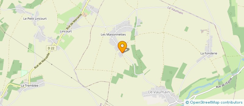 localisation de l'entreprise AMJ PODOLOGIE  LE VAUMAIN