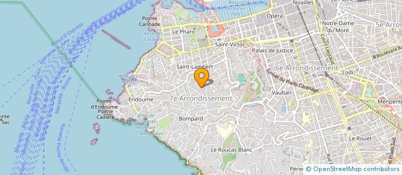 localisation de l'entreprise AMJ PROMOTION  MARSEILLE