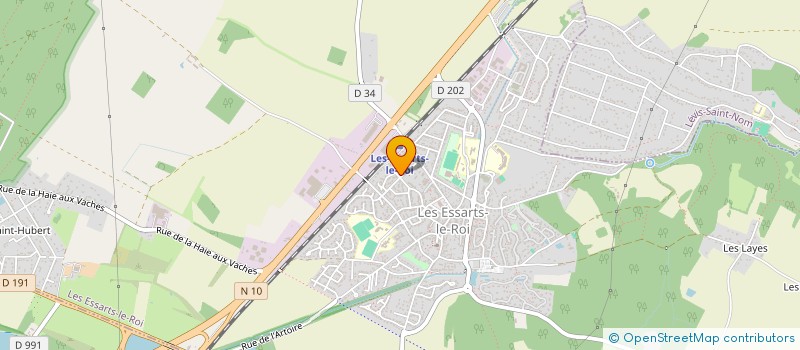 localisation de l'entreprise AMJ SARL  LES ESSARTS-LE-ROI