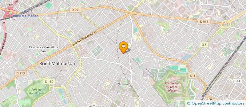 localisation de l'entreprise AMJ SERVICES  RUEIL-MALMAISON