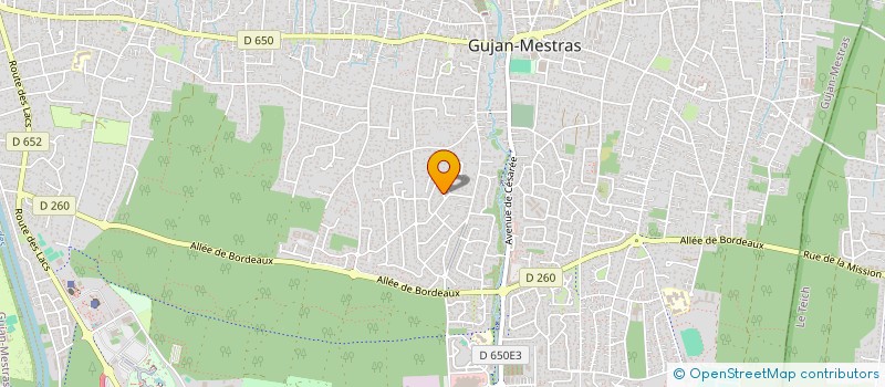 localisation de l'entreprise AMJC  GUJAN-MESTRAS