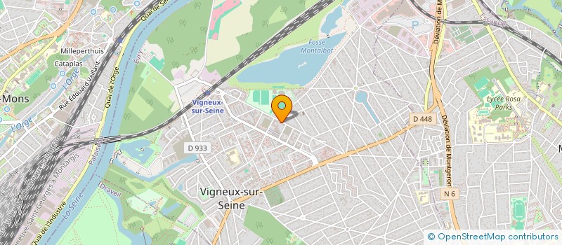 localisation de l'entreprise AMJC à VIGNEUX-SUR-SEINE