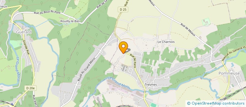 localisation de l'entreprise AMJC  POMMEUSE