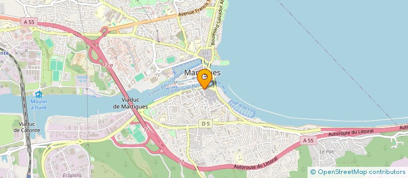 localisation de l'entreprise AMJD à MARTIGUES