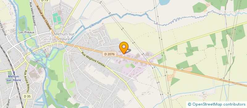 localisation de l'entreprise AMJE  MEHUN-SUR-YEVRE