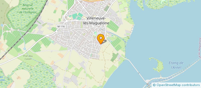 localisation de l'entreprise AMJED  VILLENEUVE-LES-MAGUELONE