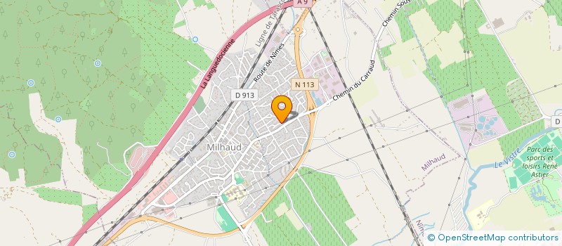 localisation de l'entreprise AMJL  MILHAUD