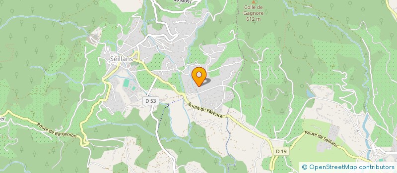 localisation de l'entreprise AMJL  SEILLANS