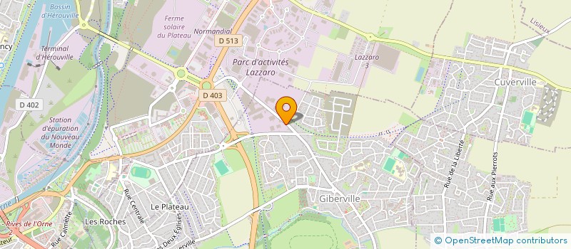 localisation de l'entreprise AMJL IMMO  GIBERVILLE