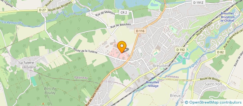localisation de l'entreprise AMJL SPORTS à BREUILLET