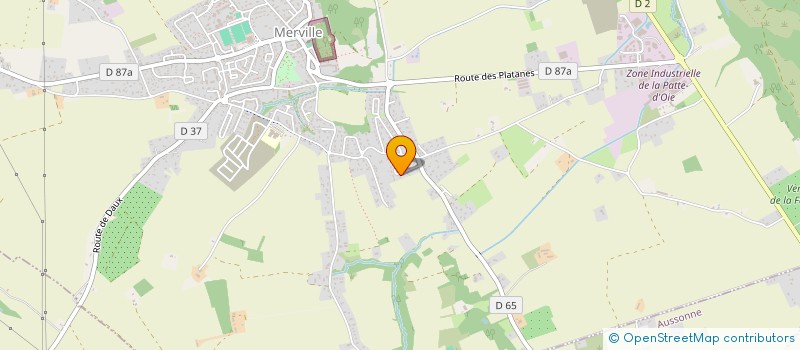 localisation de l'entreprise AMJM  MERVILLE