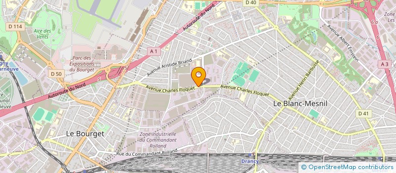 localisation de l'entreprise AMJOHN à LE BLANC-MESNIL