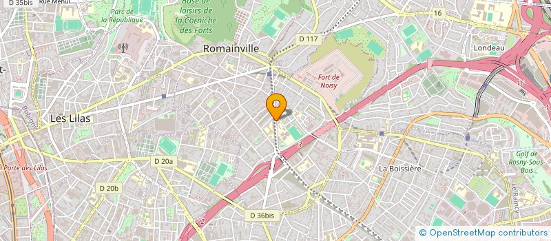 localisation de l'entreprise AMJR à ROMAINVILLE