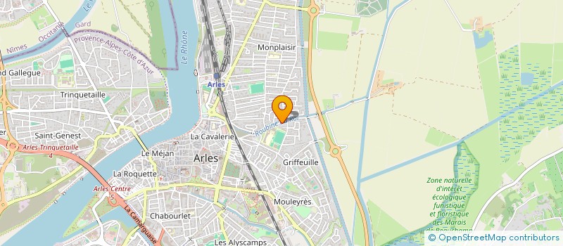 localisation de l'entreprise AMJT à ARLES