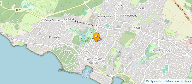 localisation de l'entreprise AMJTD  SAINT-PALAIS-SUR-MER