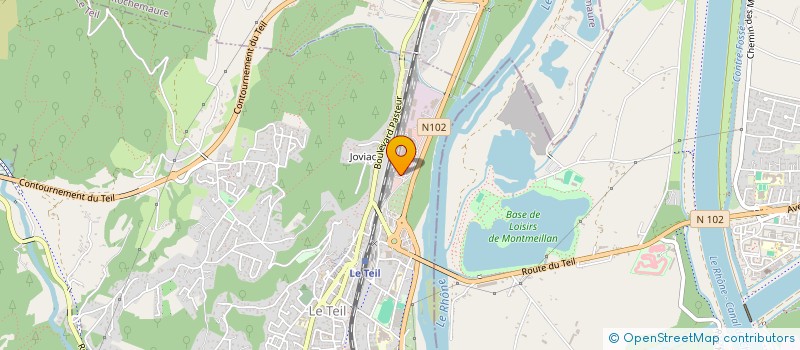 localisation de l'entreprise AMJUNI  LE TEIL