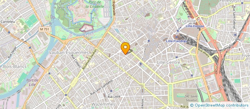 localisation de l'entreprise AMK 15 à LILLE