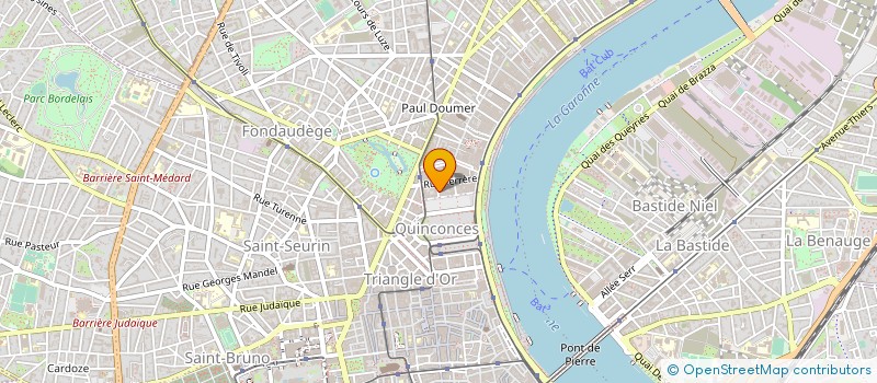 localisation de l'entreprise AMK  BORDEAUX