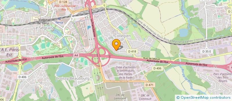 localisation de l'entreprise AMK  COLLEGIEN