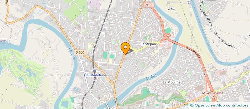 localisation de l'entreprise AMK 81 à ALBI