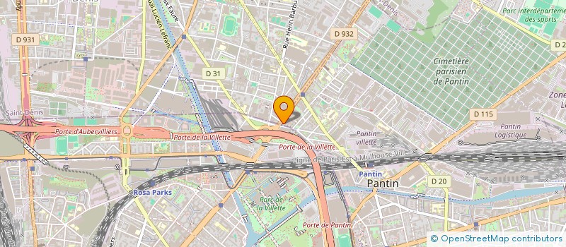 localisation de l'entreprise AMK à PANTIN