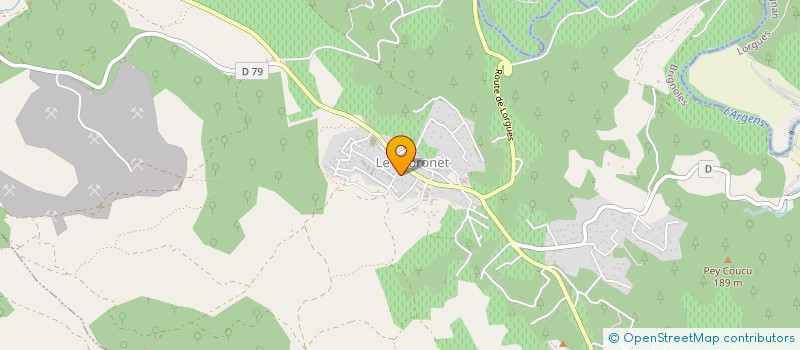 localisation de l'entreprise AMK à LES MAYONS