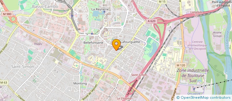 localisation de l'entreprise AMK à TOULOUSE