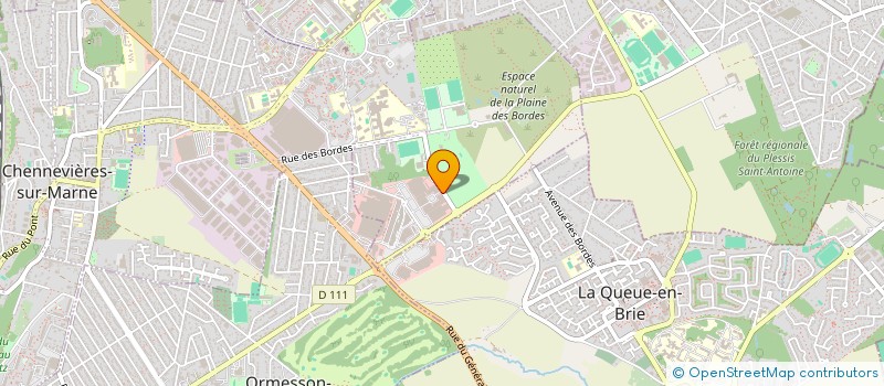 localisation de l'entreprise AMK à CHENNEVIERES-SUR-MARNE