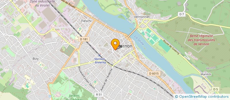 localisation de l'entreprise AMK  VERNON