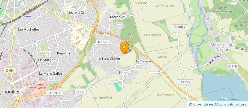 localisation de l'entreprise AMK AUTO à LURAY