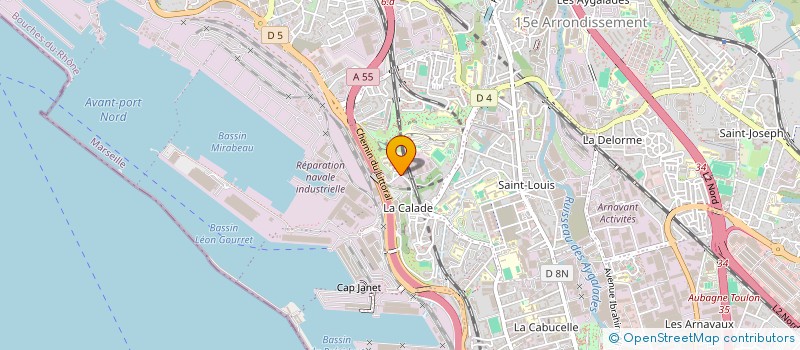 localisation de l'entreprise AMK BATI à MARSEILLE