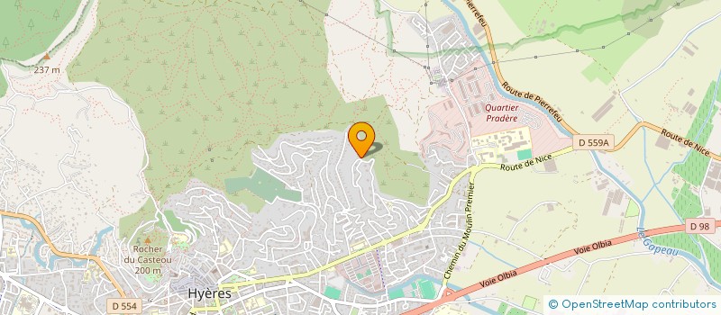 localisation de l'entreprise AMK CONSTRUCTION à HYERES