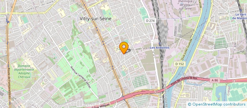localisation de l'entreprise AMK FAIRPLAY TRANSPORT à VITRY-SUR-SEINE