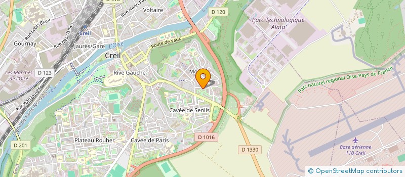 localisation de l'entreprise AMK FOOD  CREIL