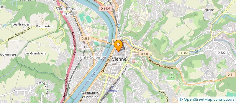 localisation de l'entreprise AMK IMMO  VIENNE