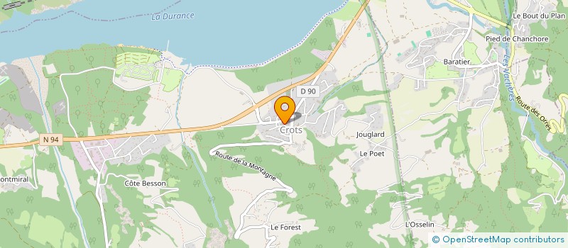 localisation de l'entreprise AMK IMMOBILIER  CROTS