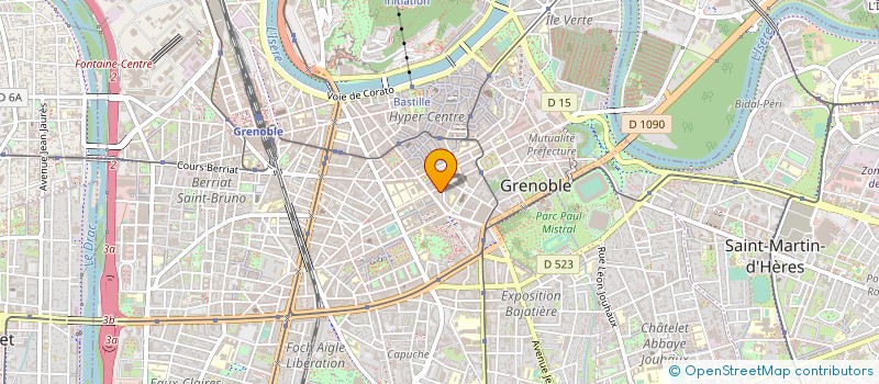 localisation de l'entreprise AMK PATRIMOINE à GRENOBLE