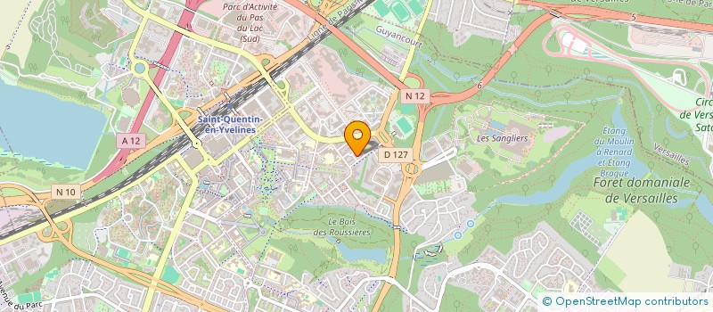 localisation de l'entreprise AMK SECURITE PRIVEE  GUYANCOURT