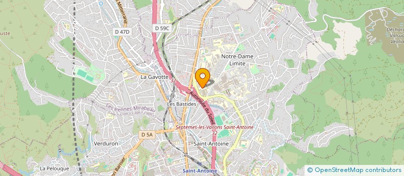 localisation de l'entreprise AMK TELECOM à MARSEILLE 15