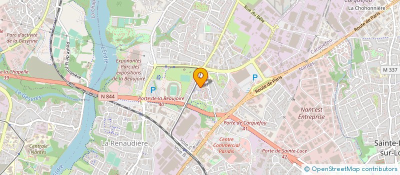 localisation de l'entreprise AMK VTC à NANTES