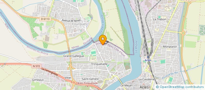 localisation de l'entreprise AMKA  ARLES