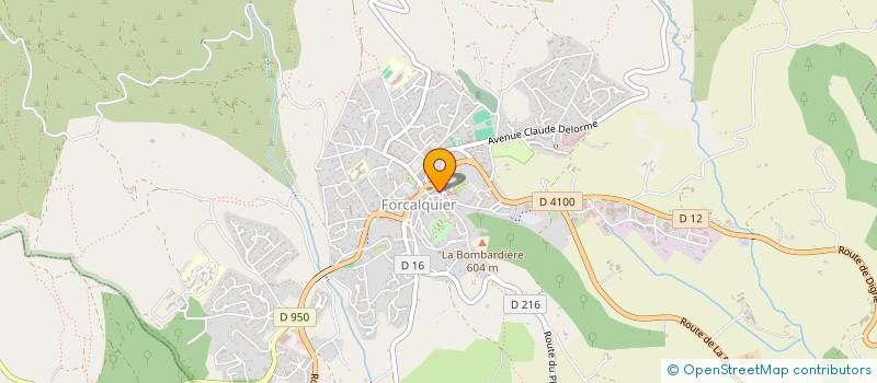 localisation de l'entreprise AMKA  BARCELONNETTE