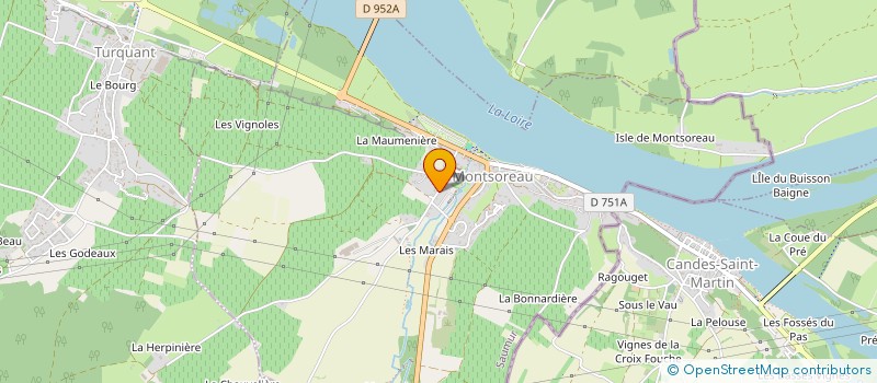 localisation de l'entreprise AMKCORP SASU  MONTSOREAU