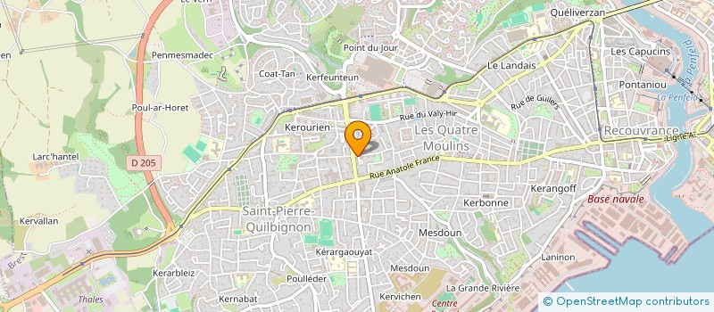 localisation de l'entreprise AMKDIS à BREST
